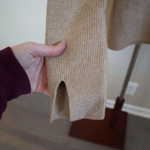 English Factory Beige Oversized Collared Sweater - Picture 3 of 7